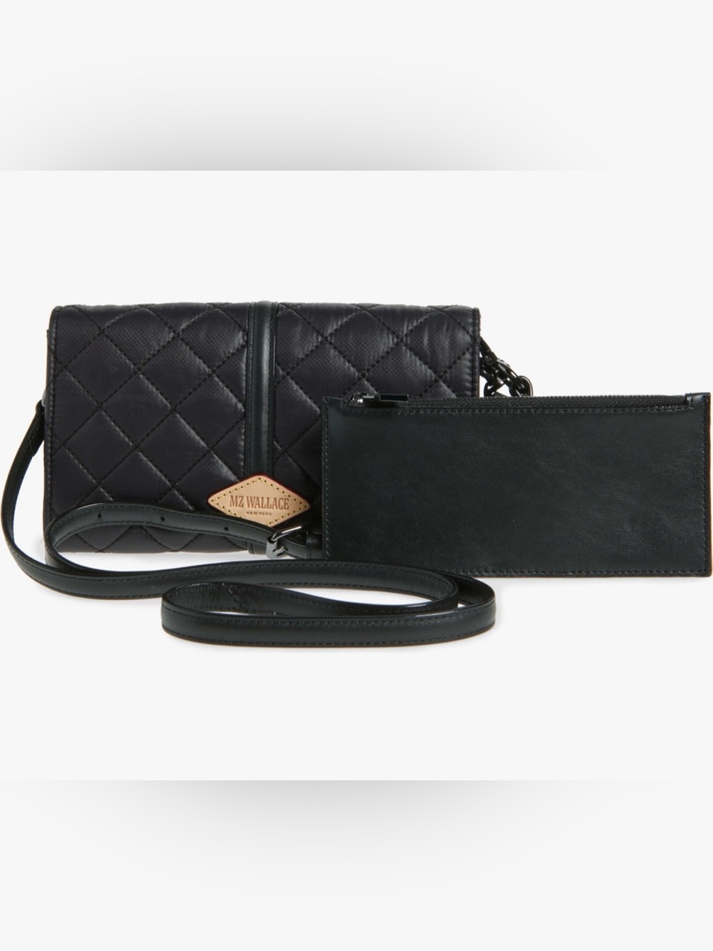 Astor Diamond Quilted Nylon Convertible Crossbody Bag
MZ Wallace - Picture 3 of 10